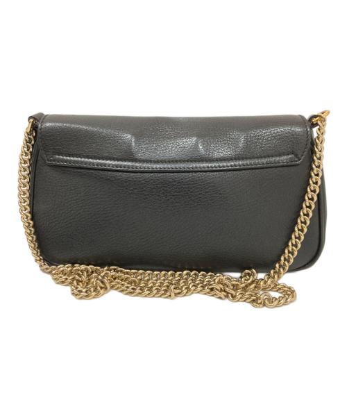 GUCCI（グッチ）GUCCI (グッチ) チェーンショルダーバッグ ブラックの古着・服飾アイテム