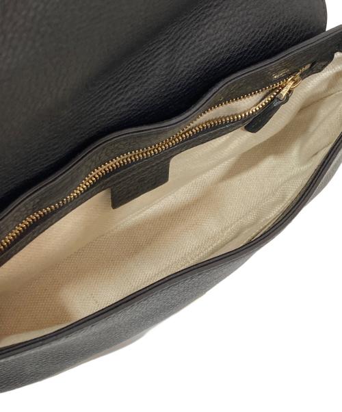 GUCCI（グッチ）GUCCI (グッチ) チェーンショルダーバッグ ブラックの古着・服飾アイテム