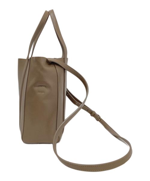 BALENCIAGA（バレンシアガ）BALENCIAGA (バレンシアガ) エブリデイ トートXXS　2WAYロゴバッグ　EVERYDAY TOTE　551815 ブラウンの古着・服飾アイテム