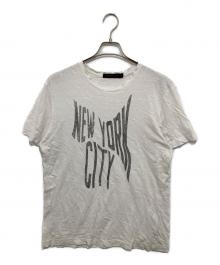 UNDERCOVERISM（アンダーカバーイズム）の古着「NEW YORK CITY 歪みTee ニューヨークシティー」｜ホワイト