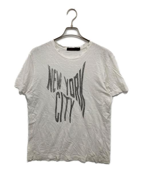 UNDERCOVERISM（アンダーカバーイズム）UNDERCOVERISM (アンダーカバーイズム) NEW YORK CITY 歪みTee ニューヨークシティー ホワイト サイズ:Mの古着・服飾アイテム