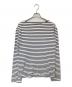 PRADA（プラダ）の古着「Long-sleeved jersey T-shirt / バスクシャツ　ロングスリーブドジャージーTshaatu 」｜ホワイト