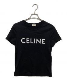 CELINE（セリーヌ）の古着「ロゴTシャツ」｜ブラック