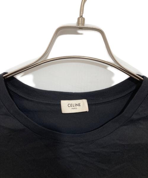 CELINE（セリーヌ）CELINE (セリーヌ) ロゴTシャツ ブラック サイズ:Mの古着・服飾アイテム