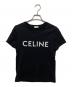CELINE（セリーヌ）の古着「ロゴTシャツ」｜ブラック