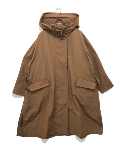 MaxMara（マックスマーラ）MaxMara (マックスマーラ) The Cube テクニカルコットン オーバーサイズコート フーデットコート オーバーサイズコート 902108276  ブラウン サイズ:XSの古着・服飾アイテム