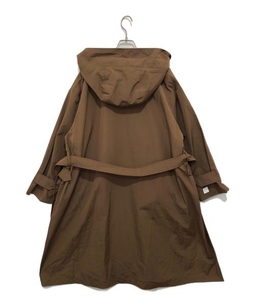 MaxMara（マックスマーラ）MaxMara (マックスマーラ) The Cube テクニカルコットン オーバーサイズコート フーデットコート オーバーサイズコート 902108276  ブラウン サイズ:XSの古着・服飾アイテム