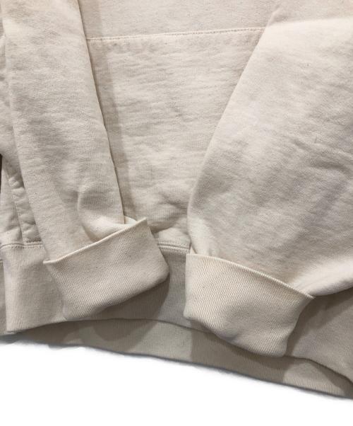 SUPREME（シュプリーム）SUPREME (シュプリーム) Contrast Hooded Sweatshirt コントラスト スウェット パーカー 21AW フードロゴ アイボリー サイズ:Mの古着・服飾アイテム