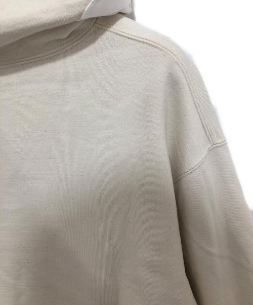 SUPREME（シュプリーム）SUPREME (シュプリーム) Contrast Hooded Sweatshirt コントラスト スウェット パーカー 21AW フードロゴ アイボリー サイズ:Mの古着・服飾アイテム