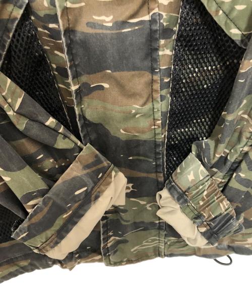 SUPREME（シュプリーム）Supreme (シュプリーム) Mesh Pocket Belted Cargo Jacket メッシュポケットベルテッドカーゴジャケット ボックスロゴ グリーン サイズ:Sの古着・服飾アイテム