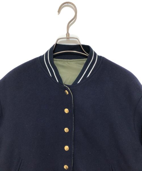 ALORS（アロー）aLORS (アロー) Madame garconne Blouson Gabi ブルゾン ガビ スタジャン ネイビー サイズ:1の古着・服飾アイテム