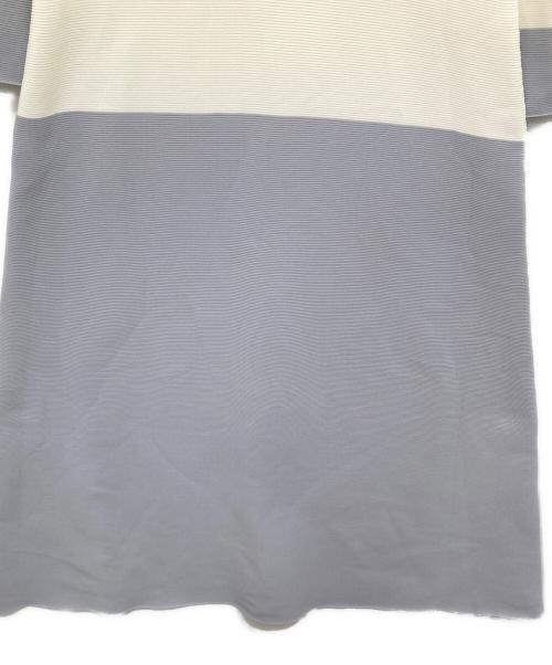 CFCL（シーエフシーエル）CFCL (シーエフシーエル) POTTERY SHORT BELL SLEEVE FLARE DRESS ポタリーショートベルスリーブフレアドレス WHITE-LIGHT GRAY サイズ:1の古着・服飾アイテム