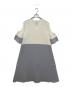 CFCL（シーエフシーエル）の古着「POTTERY SHORT BELL SLEEVE FLARE DRESS ポタリーショートベルスリーブフレアドレス」｜WHITE-LIGHT GRAY