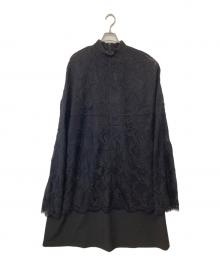 ADORE（アドーア）の古着「ボタニカルレースワンピース」｜ブラック