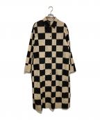 marimekkoマリメッコ）の古着「Kukko Ja Kana / Rasteri cotton linen dress（クッコ ヤ カナ　ラステリコットン×リネンドレス）」｜ブラック