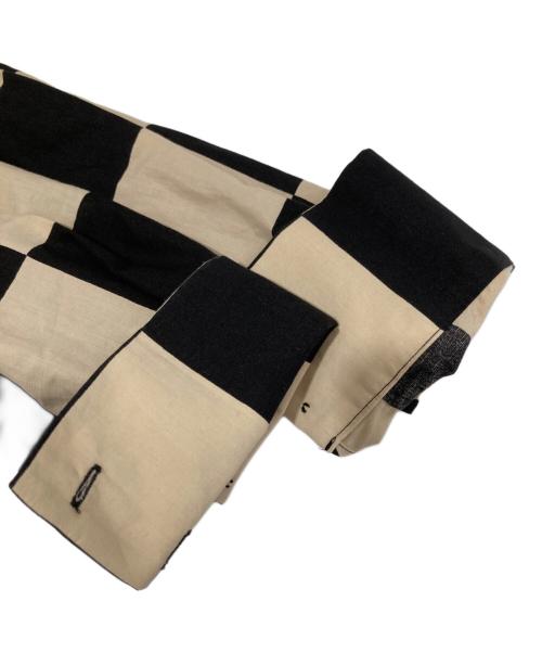 marimekko（マリメッコ）marimekko (マリメッコ) Kukko Ja Kana / Rasteri cotton linen dress（クッコ ヤ カナ　ラステリコットン×リネンドレス） ブラック サイズ:36の古着・服飾アイテム