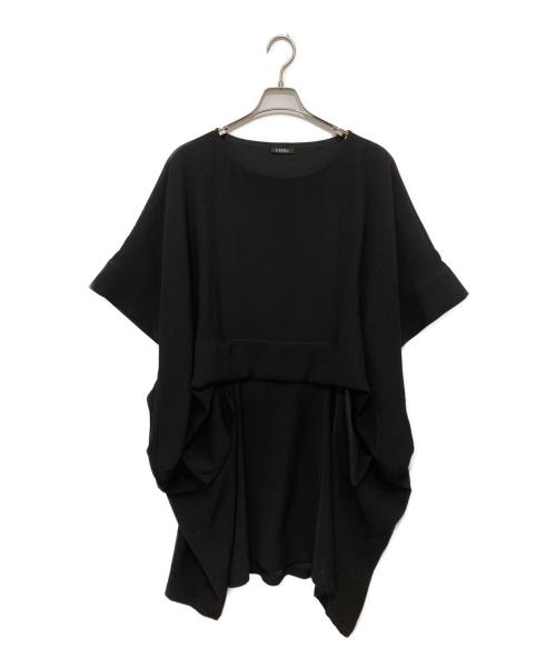 LIMI feu（リミフゥ）LIMI feu (リミフゥ) 変形半袖ワンピース ブラック サイズ:2の古着・服飾アイテム