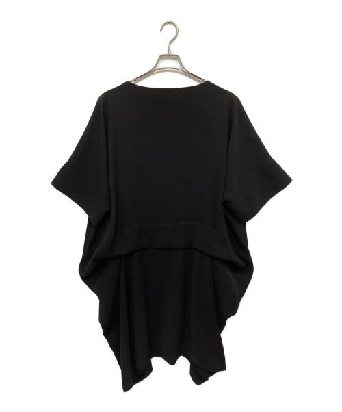 LIMI feu（リミフゥ）LIMI feu (リミフゥ) 変形半袖ワンピース ブラック サイズ:2の古着・服飾アイテム