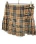 中古・古着 BURBERRY (バーバリー) Vintage check patterned skirt（ヴィンテージ チェックパターンスカート）ノバチェック プリーツ ラップスカート / ミニスカート　8025832 ブラウン サイズ:38：33000円
