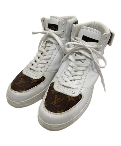LOUIS VUITTON（ルイ ヴィトン）LOUIS VUITTON (ルイ ヴィトン) リヴォリライン ベルクロハイカットスニーカー ホワイト サイズ:7の古着・服飾アイテム