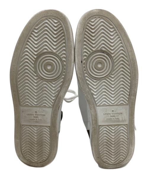 LOUIS VUITTON（ルイ ヴィトン）LOUIS VUITTON (ルイ ヴィトン) リヴォリライン ベルクロハイカットスニーカー ホワイト サイズ:7の古着・服飾アイテム