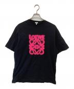 LOEWEロエベ）の古着「NEON T SHIRT　ネオンティーシャツ　H526Y22X12」｜ブラック