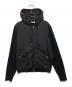 MONCLER（モンクレール）の古着「CARDIGAN TRICOT トリコカーディガン ポリエステル×ナイロン パーカー」｜ブラック