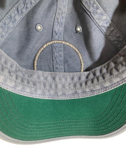 RRL（ダブルアールエル）RRL (ダブルアールエル) ウィングドロゴ ツイル ボール キャップ スカイブルーの古着・服飾アイテム
