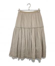 FOXEY（フォクシー）の古着「SKIRT MANOIR　スカートマノアール　44165」｜ベージュ