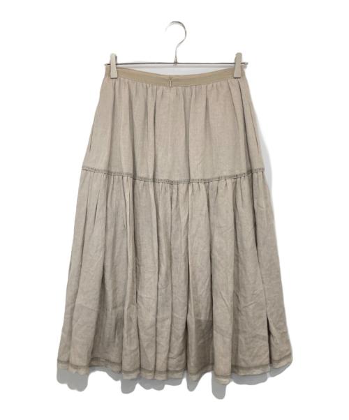 FOXEY（フォクシー）FOXEY (フォクシー) SKIRT MANOIR　スカートマノアール　44165 ベージュ サイズ:40の古着・服飾アイテム