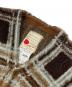 中古・古着 SEVESKIG (セヴシグ) Lustre Check Knit Cardigan（ラスターチェックニットカーディガン） / ニットカーディガン　25年モデル	KN-SV-NGA-1001 ブラウン サイズ:L：17000円