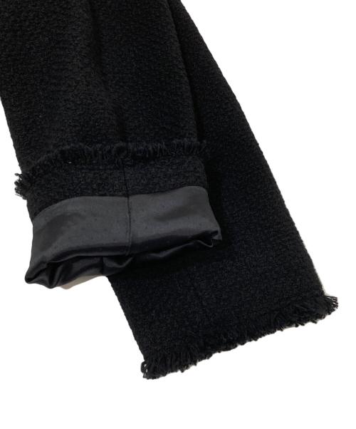 journal standard L'essage（ジャーナルスタンダード レサージュ）journal standard L'essage (ジャーナルスタンダード レサージュ) GIOLICAツイード BIGジャケット ブラック サイズ:-の古着・服飾アイテム