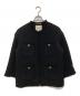 journal standard L'essage（ジャーナルスタンダード レサージュ）の古着「GIOLICAツイード BIGジャケット」｜ブラック