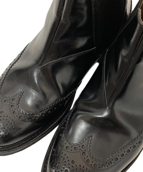 CHURCH'S（チャーチ）CHURCH'S (チャーチ) KETSBY / ウイングチップ サイドゴアブーツ ブラック サイズ:7.5Fの古着・服飾アイテム