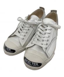 UNDERCOVER×RIDING EQUIPMENT RESEARCH（アンダーカバー×ライディングエクイップメントリサーチ）の古着「ローカットスニーカー 21AW HELTER SKELTER」｜ホワイト