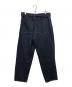 COMOLI (コモリ) ベルテッド ワイド テーパード デニムパンツ　23SS　W03-03001 インディゴ サイズ:2：25000円