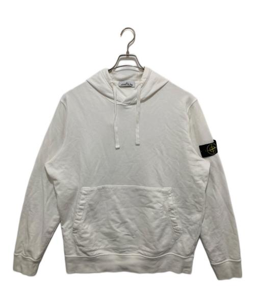 STONE ISLAND（ストーンアイランド）STONE ISLAND (ストーンアイランド) Sweatshirts / サイドロゴパッチ プルオーバーフーディ 22SS 761564151 / パーカー　 ホワイト サイズ:XXLの古着・服飾アイテム