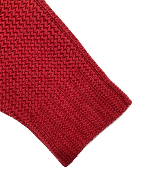 Maison Margiela（メゾンマルジェラ）Maison Margiela (メゾンマルジェラ) ラウンドネックニット　S50HA0507 レッド サイズ:Sの古着・服飾アイテム