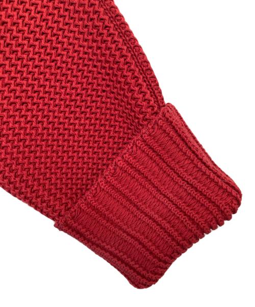 Maison Margiela（メゾンマルジェラ）Maison Margiela (メゾンマルジェラ) ラウンドネックニット　S50HA0507 レッド サイズ:Sの古着・服飾アイテム