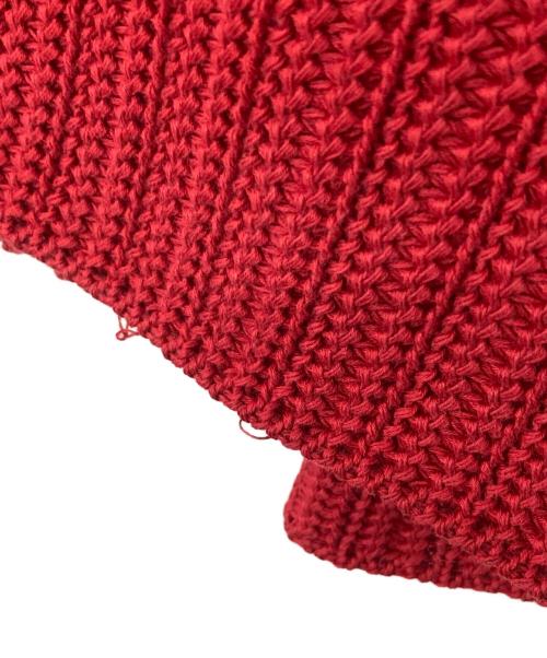 Maison Margiela（メゾンマルジェラ）Maison Margiela (メゾンマルジェラ) ラウンドネックニット　S50HA0507 レッド サイズ:Sの古着・服飾アイテム