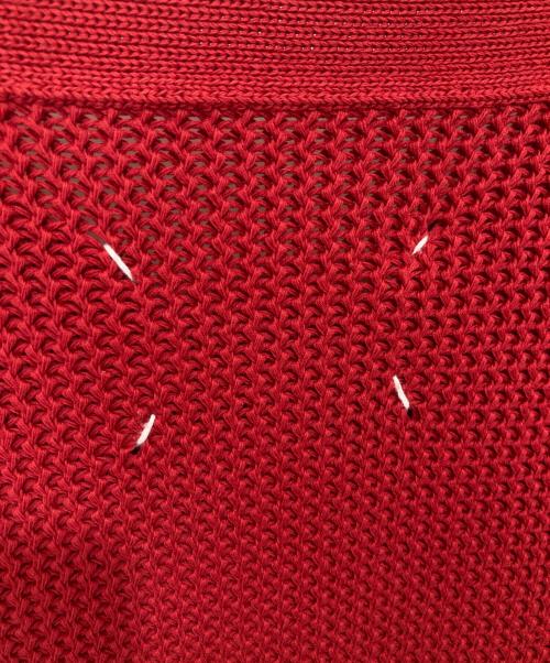 Maison Margiela（メゾンマルジェラ）Maison Margiela (メゾンマルジェラ) ラウンドネックニット　S50HA0507 レッド サイズ:Sの古着・服飾アイテム