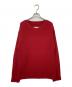 Maison Margiela（メゾンマルジェラ）の古着「ラウンドネックニット　S50HA0507」｜レッド