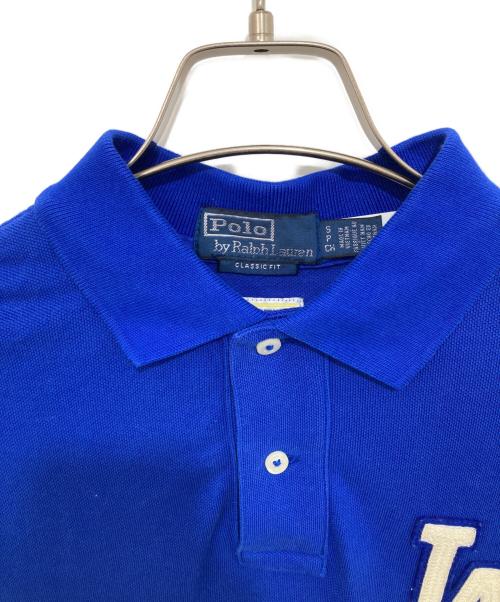 POLO RALPH LAUREN（ポロ・ラルフローレン）POLO RALPH LAUREN (ポロ・ラルフローレン) ロイヤル ドジャース ポロシャツ / 半袖ポロシャツ ブルー サイズ:Sの古着・服飾アイテム