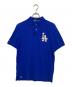 POLO RALPH LAUREN（ポロ・ラルフローレン）の古着「ロイヤル ドジャース ポロシャツ / 半袖ポロシャツ」｜ブルー