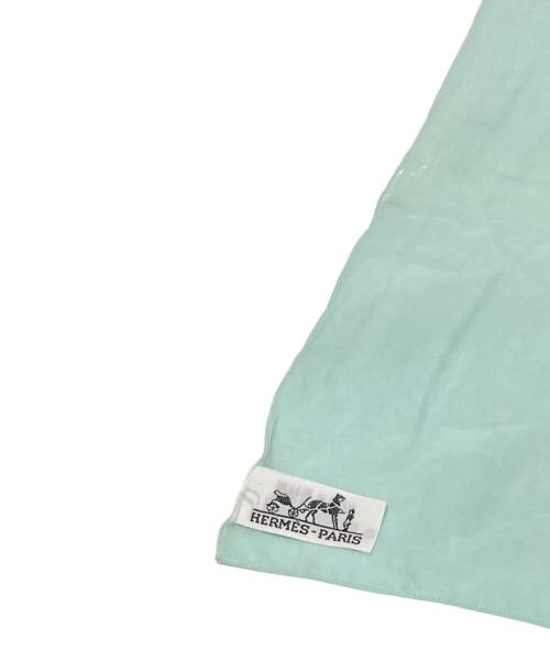 HERMES（エルメス）HERMES (エルメス) パレオ スカーフ ミントグリーンの古着・服飾アイテム