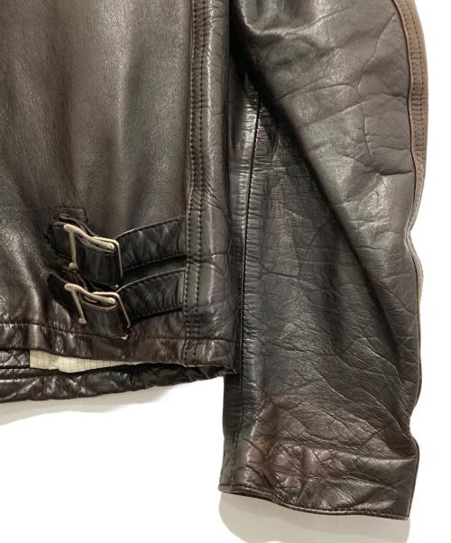 BEDWIN（ベドウィン）BEDWIN (ベドウィン) シングルレザージャケット ブラック サイズ:-の古着・服飾アイテム