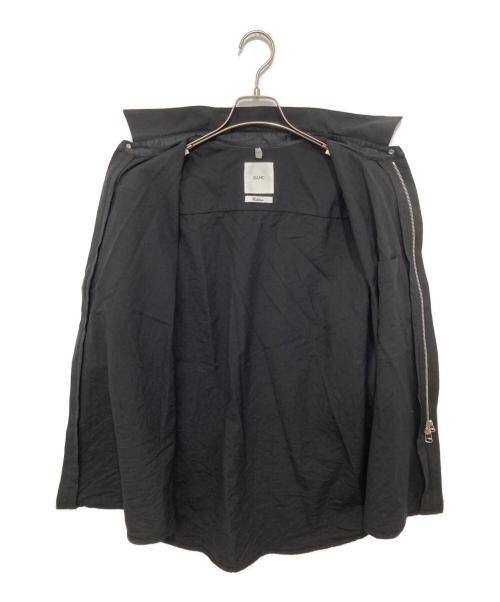 OAMC（オーエーエムシー）OAMC edition (エディション) Edition別注　exclusive IAN SHIRT(エクスクルーシブ イアンシャツ) 52-05-11-05004 / 比翼 ジップアップ 半袖シャツ ブラック サイズ:Mの古着・服飾アイテム