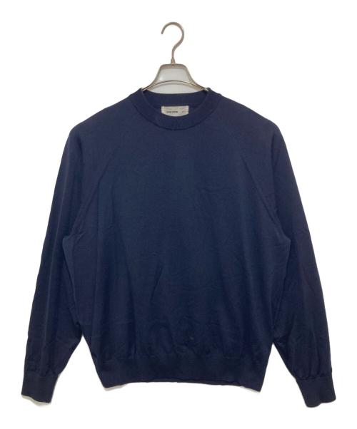 everyone（エブリワン）everyone (エブリワン) クルーネックニット　CREWNECK KNIT　EV23-KT02 ネイビー サイズ:XLの古着・服飾アイテム
