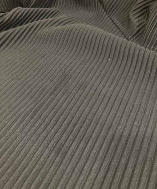 HOMME PLISSE ISSEY MIYAKE（オム プリッセ イッセイ ミヤケ）HOMME PLISSE ISSEY MIYAKE (オム プリッセ イッセイ ミヤケ) MONTHLY COLOR MAY　プリーツカットソー　HP51-JK122 ブラック サイズ:3の古着・服飾アイテム