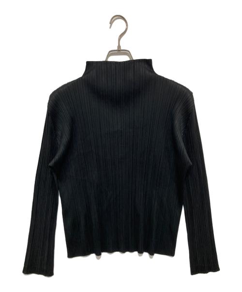 PLEATS PLEASE（プリーツプリーズ）PLEATS PLEASE (プリーツプリーズ) プリーツブラウス ブラック サイズ:4の古着・服飾アイテム